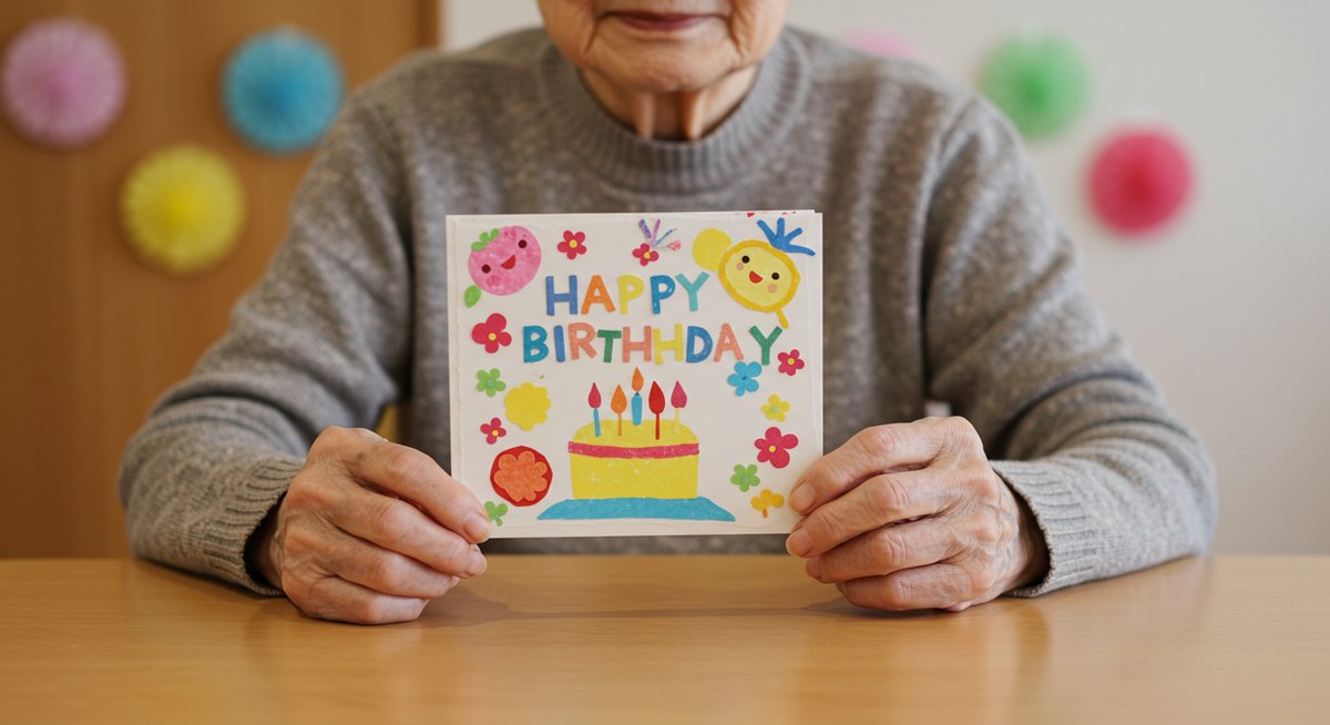 介護 施設 メッセージ 例文 誕生 日